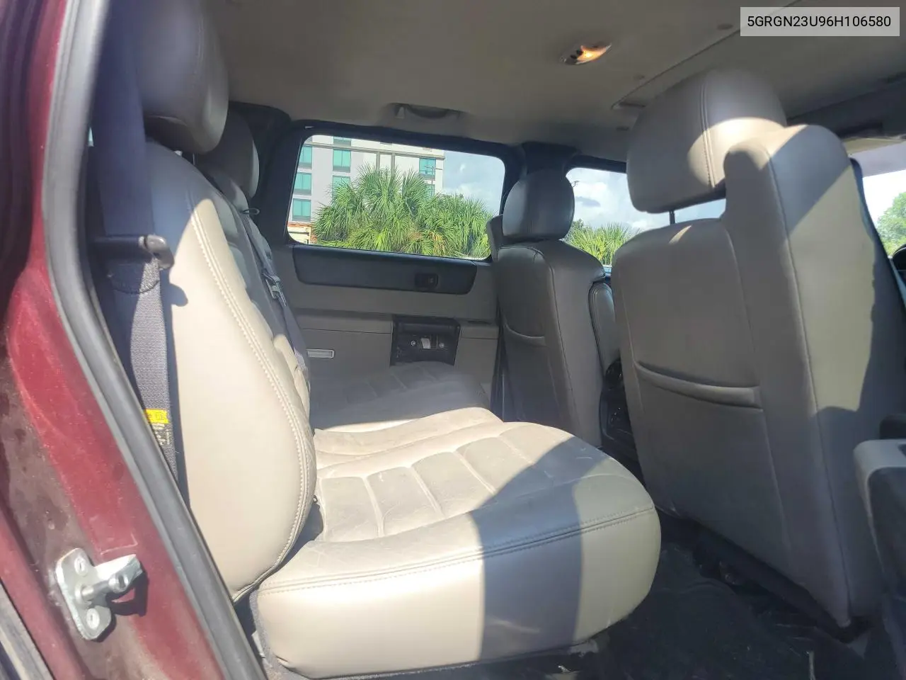 2006 Hummer H2 VIN: 5GRGN23U96H106580 Lot: 66244295