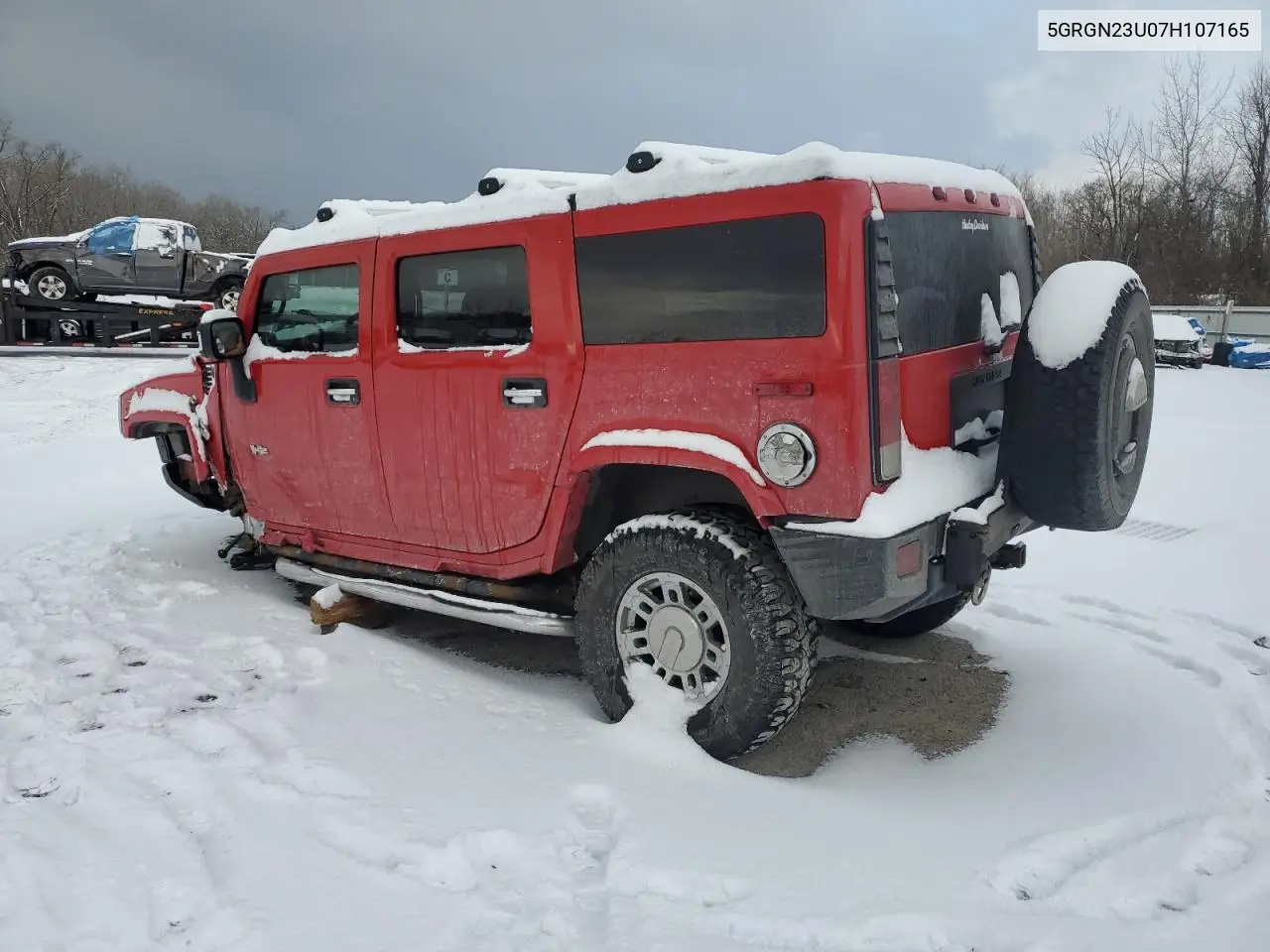 2007 Hummer H2 VIN: 5GRGN23U07H107165 Lot: 53357115