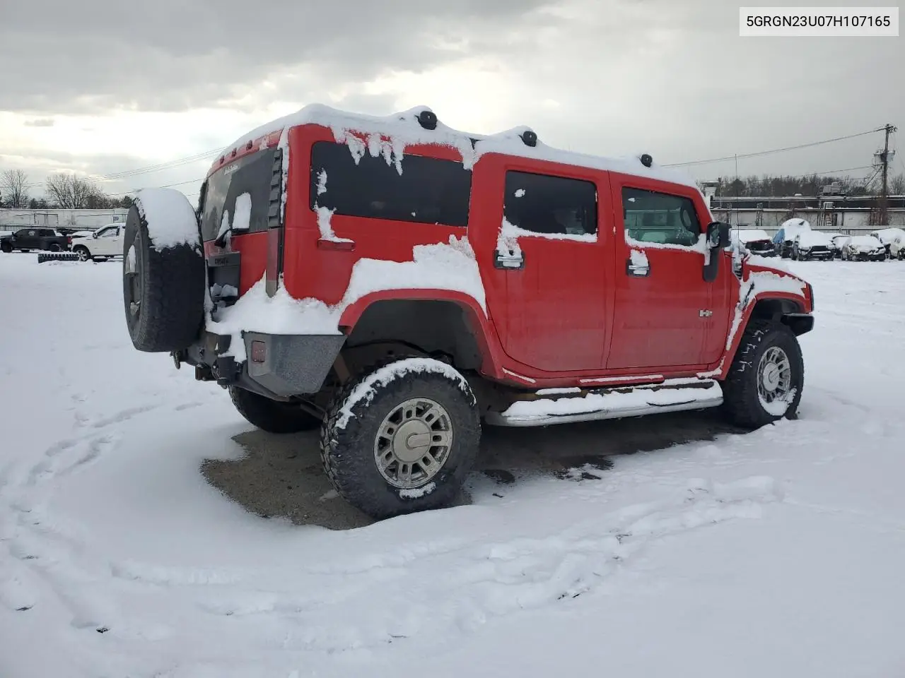 2007 Hummer H2 VIN: 5GRGN23U07H107165 Lot: 53357115
