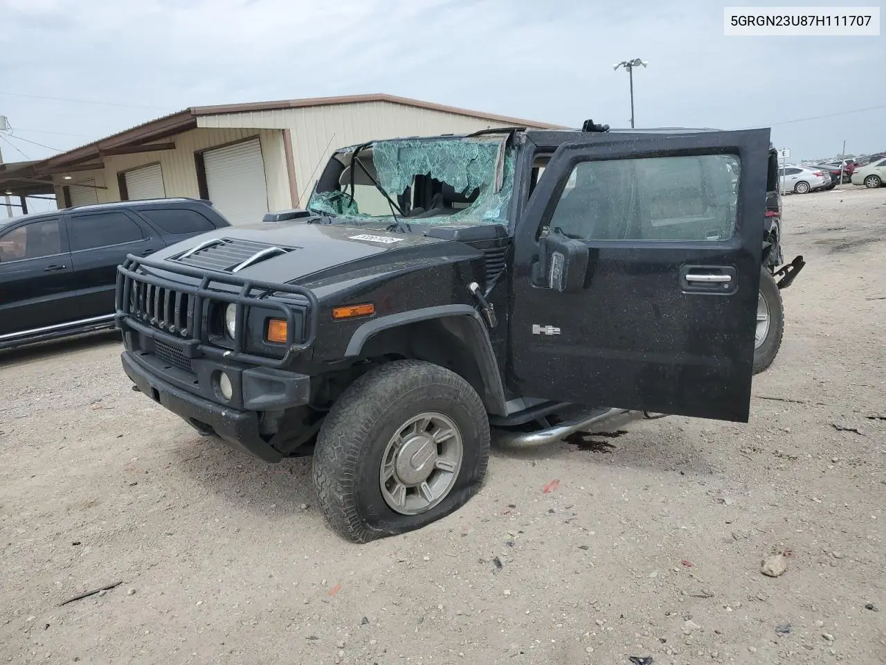 2007 Hummer H2 VIN: 5GRGN23U87H111707 Lot: 53561435