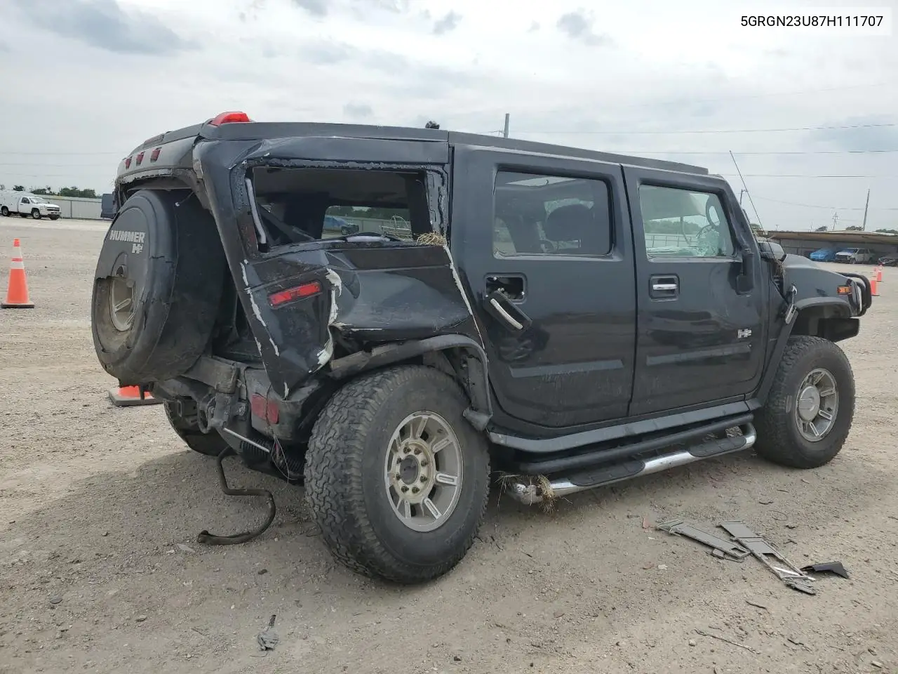 2007 Hummer H2 VIN: 5GRGN23U87H111707 Lot: 53561435