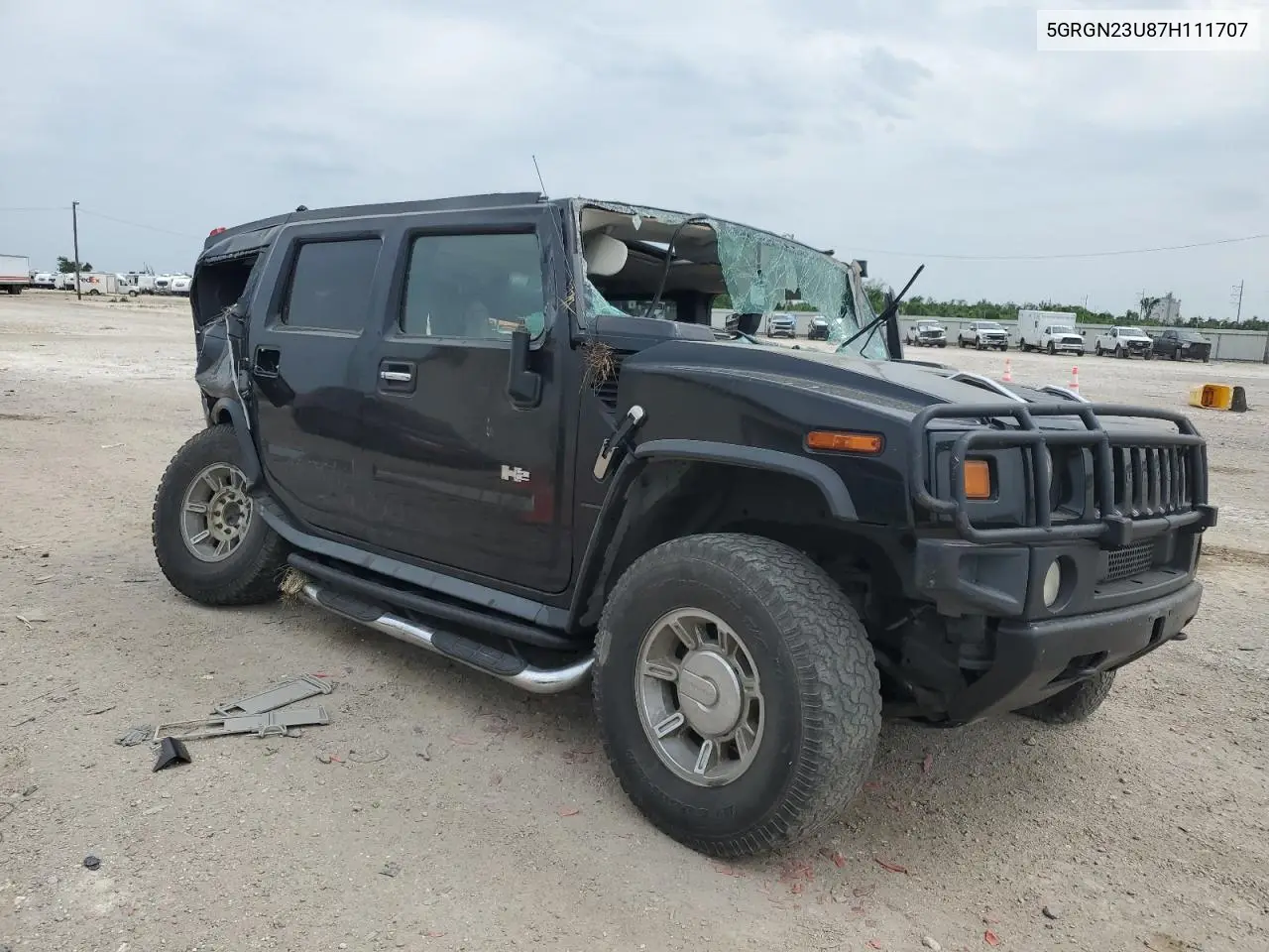 2007 Hummer H2 VIN: 5GRGN23U87H111707 Lot: 53561435