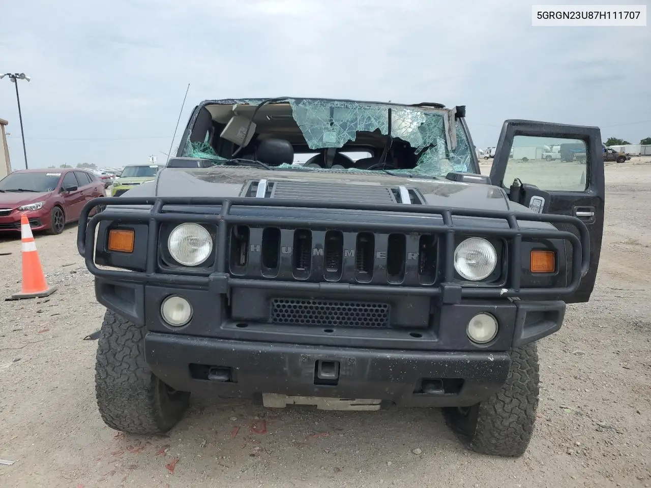 2007 Hummer H2 VIN: 5GRGN23U87H111707 Lot: 53561435
