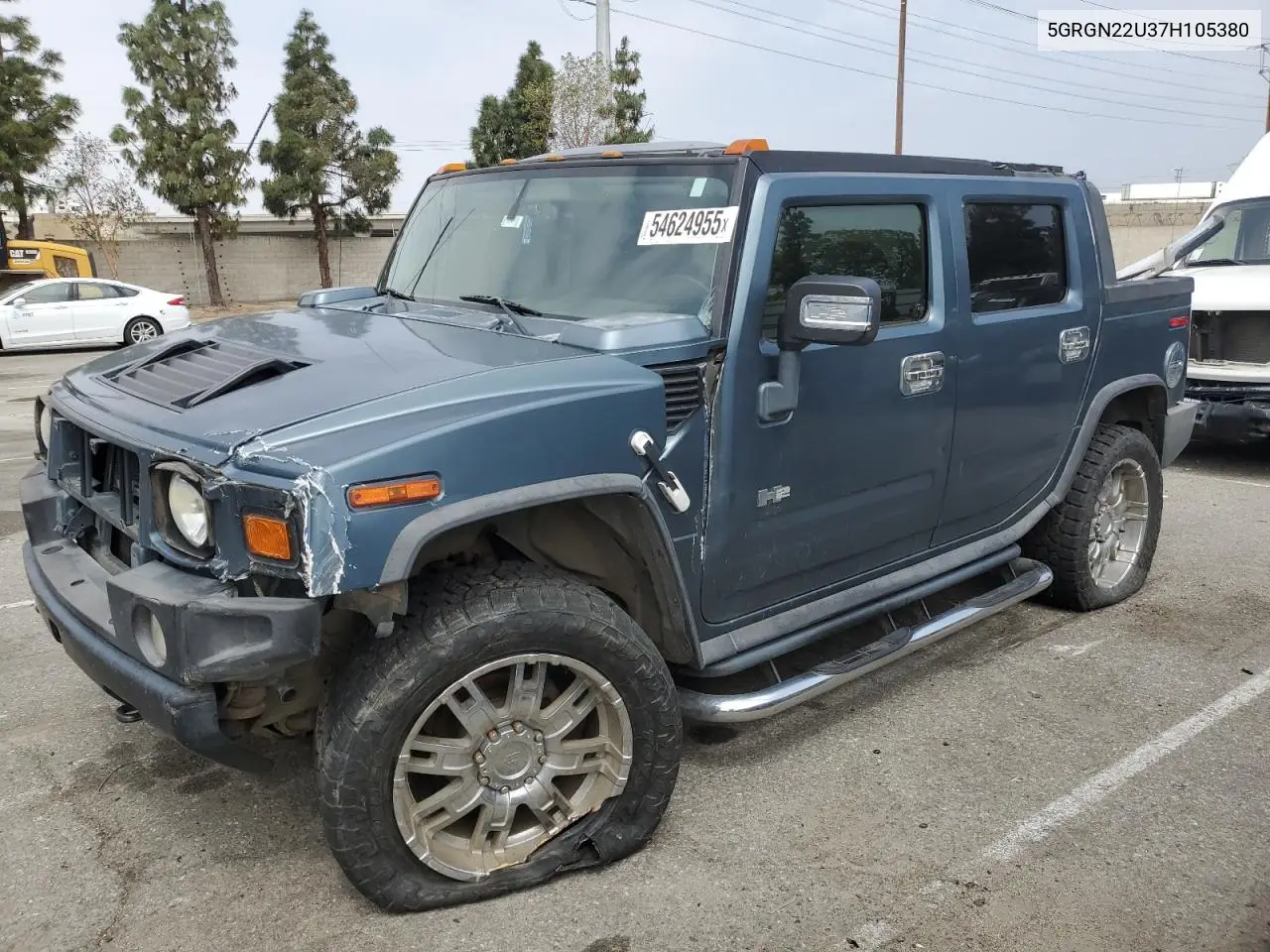 2007 Hummer H2 Sut VIN: 5GRGN22U37H105380 Lot: 54624955