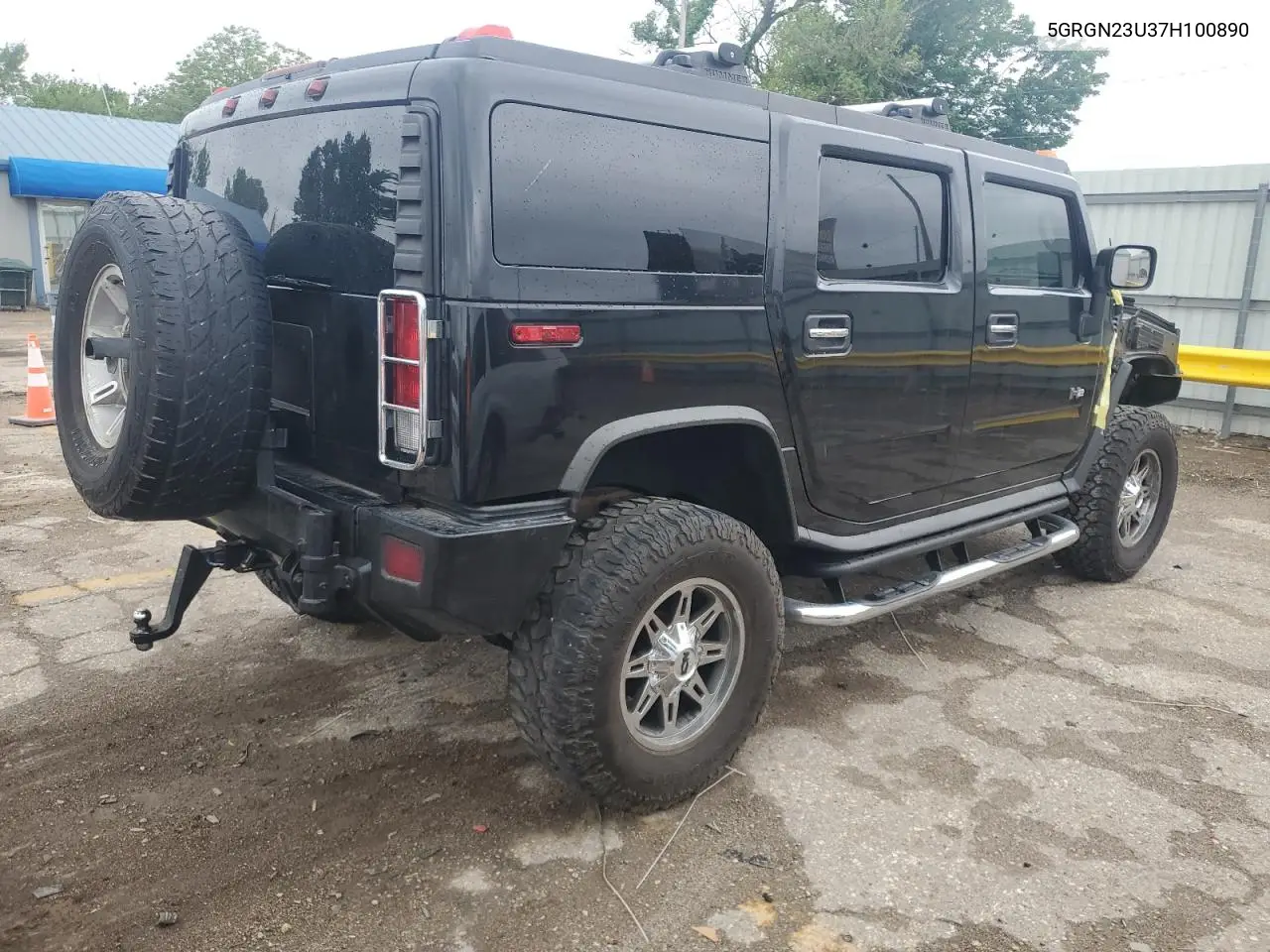 2007 Hummer H2 VIN: 5GRGN23U37H100890 Lot: 55267645