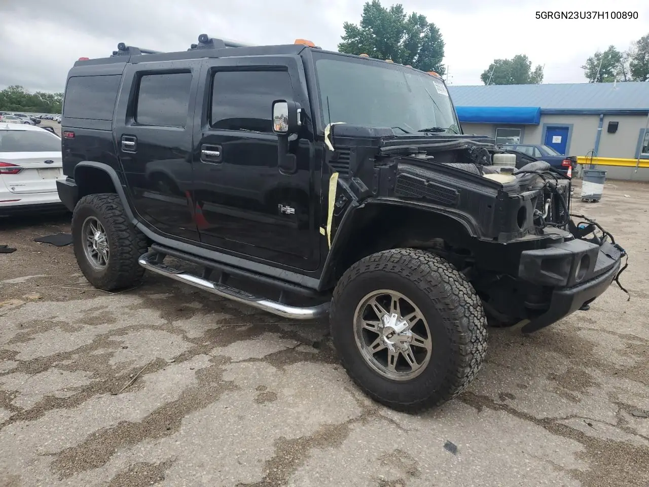 2007 Hummer H2 VIN: 5GRGN23U37H100890 Lot: 55267645