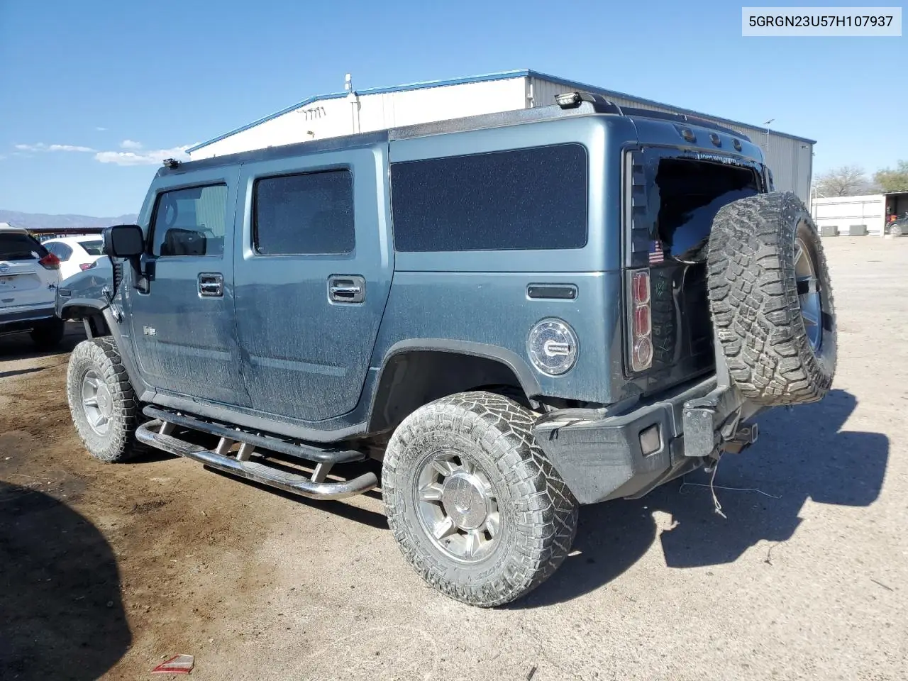 2007 Hummer H2 VIN: 5GRGN23U57H107937 Lot: 56220315
