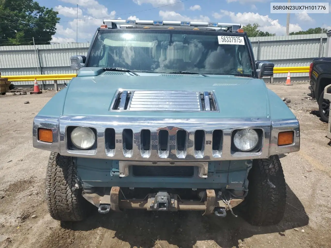 2007 Hummer H2 VIN: 5GRGN23UX7H101776 Lot: 56337975