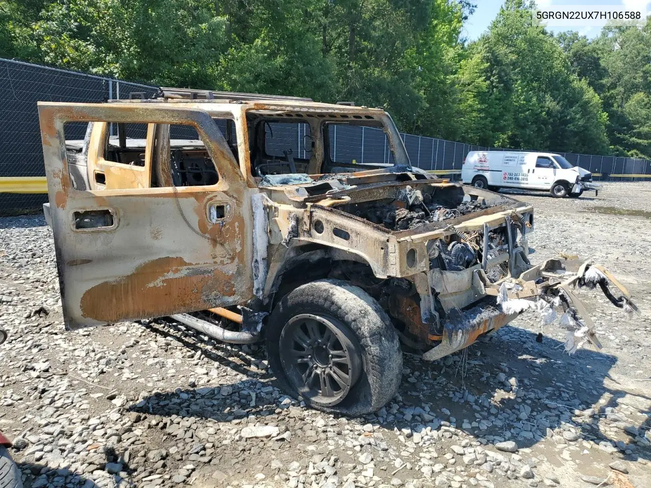 2007 Hummer H2 Sut VIN: 5GRGN22UX7H106588 Lot: 62956725