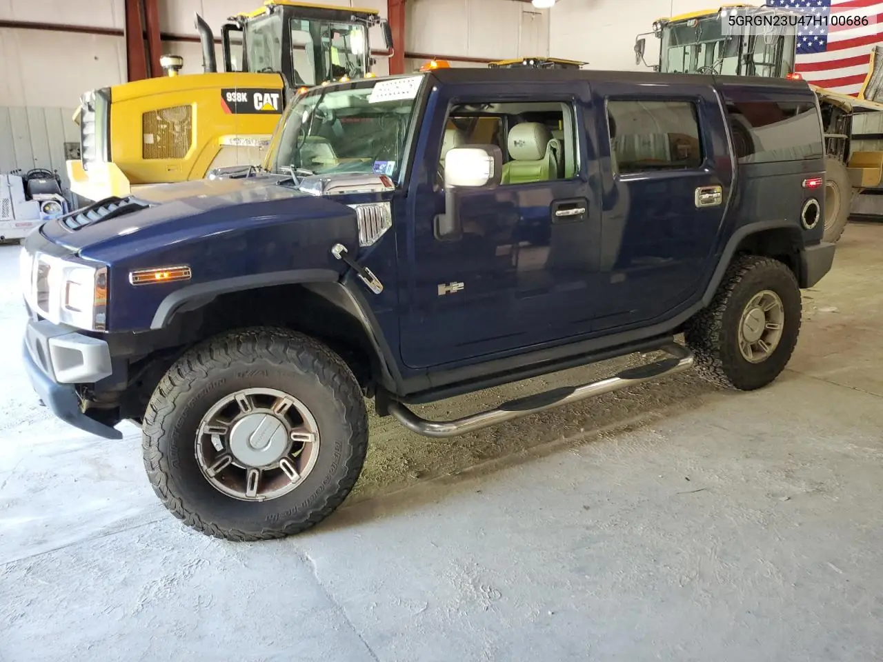 2007 Hummer H2 VIN: 5GRGN23U47H100686 Lot: 63326025