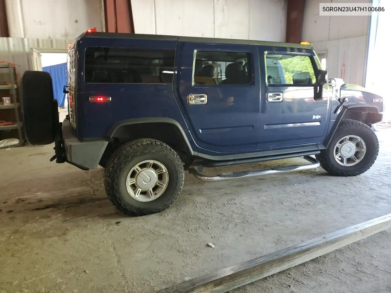 2007 Hummer H2 VIN: 5GRGN23U47H100686 Lot: 63326025