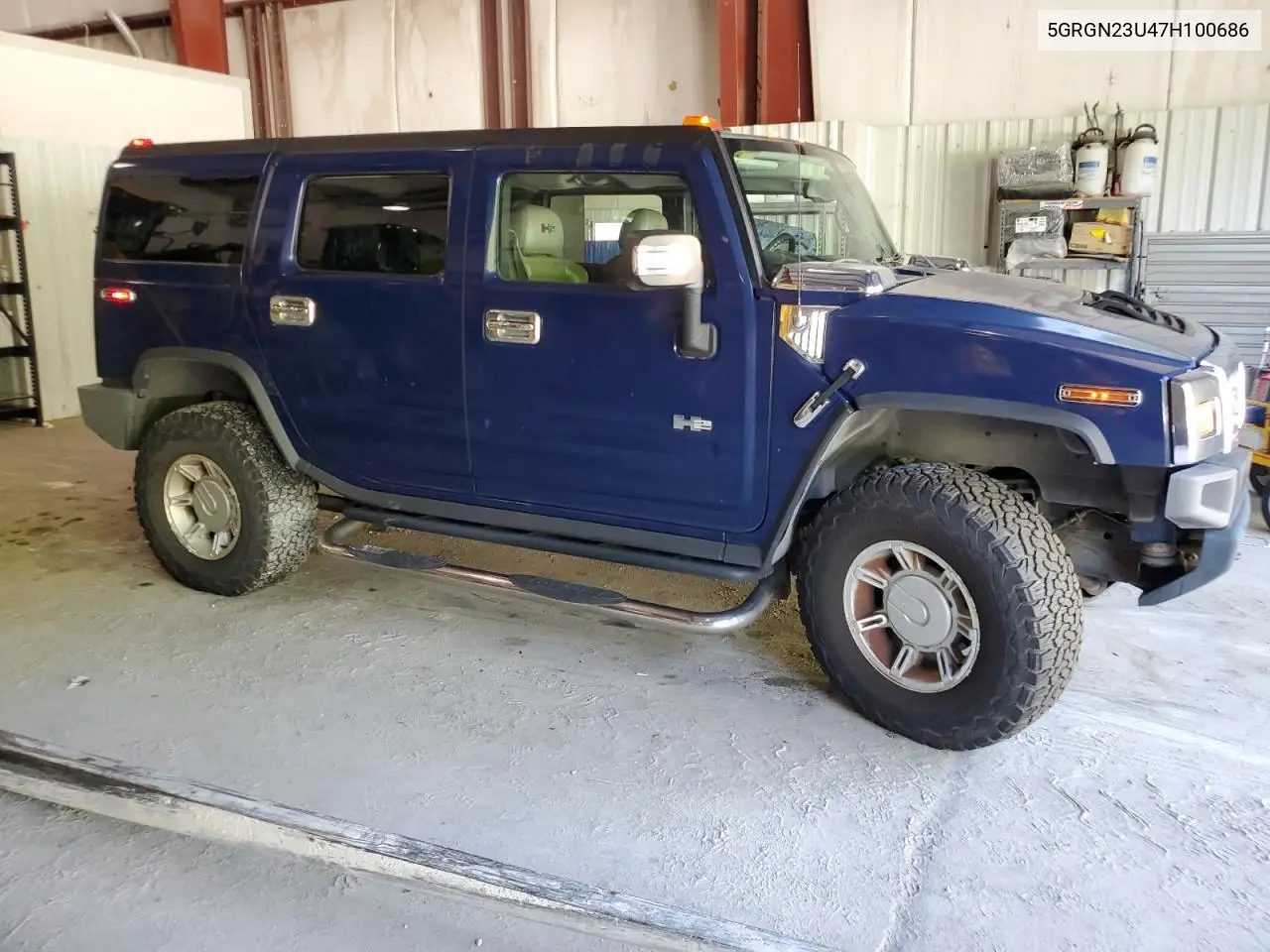 2007 Hummer H2 VIN: 5GRGN23U47H100686 Lot: 63326025