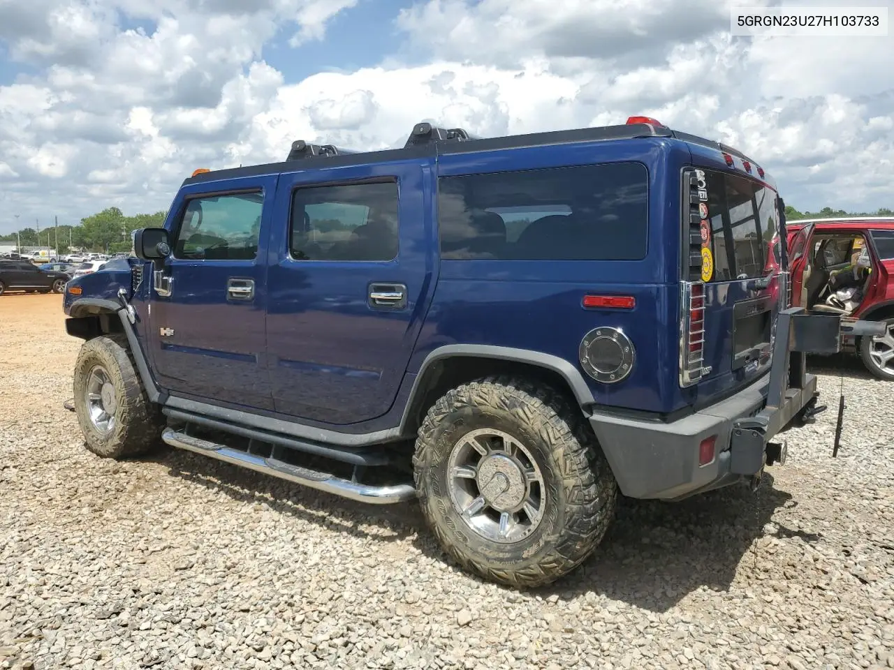 2007 Hummer H2 VIN: 5GRGN23U27H103733 Lot: 64035425