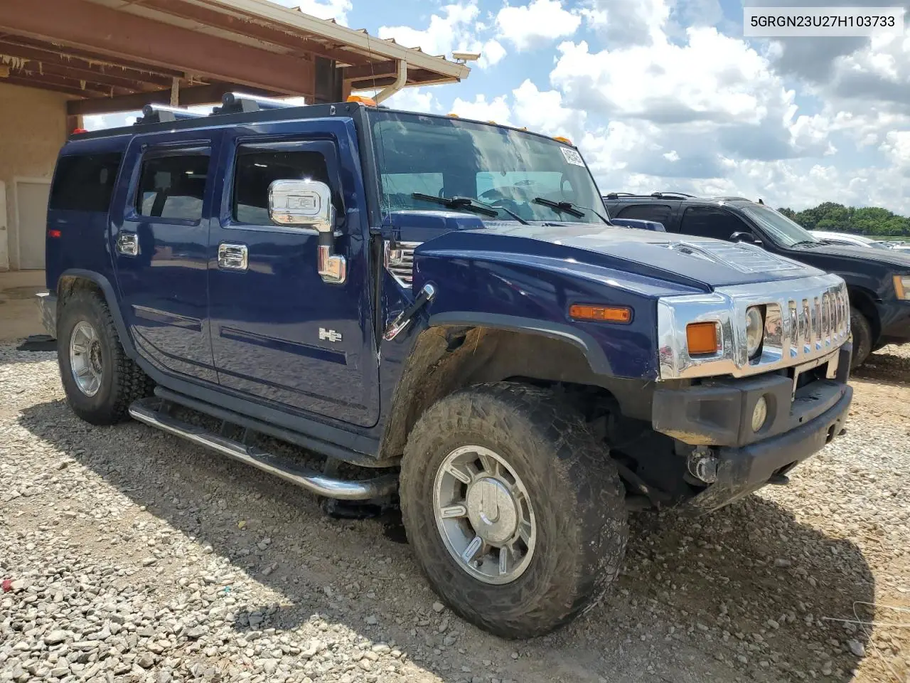 2007 Hummer H2 VIN: 5GRGN23U27H103733 Lot: 64035425