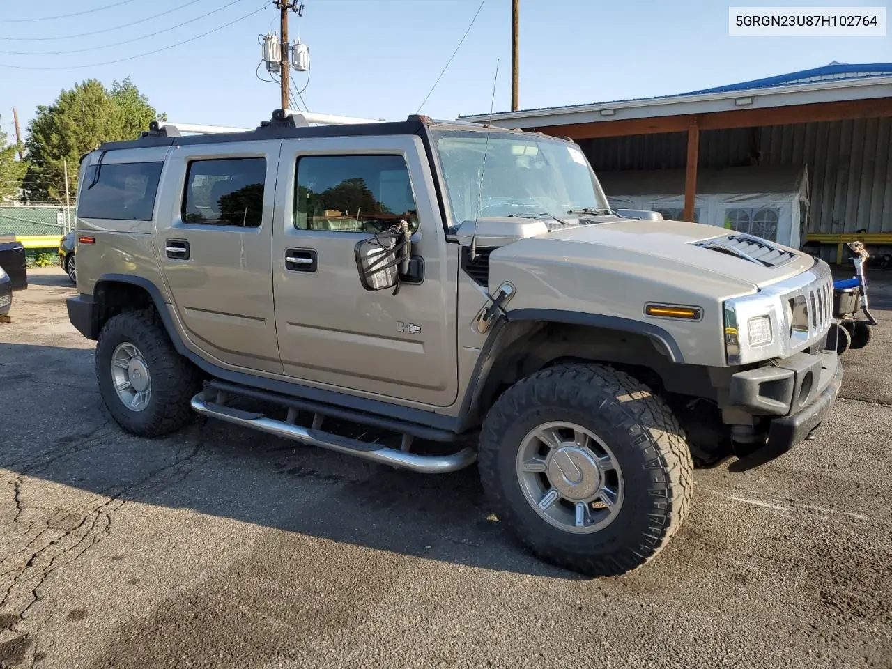 2007 Hummer H2 VIN: 5GRGN23U87H102764 Lot: 64853625