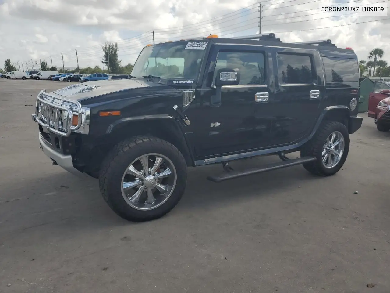 2007 Hummer H2 VIN: 5GRGN23UX7H109859 Lot: 65200555