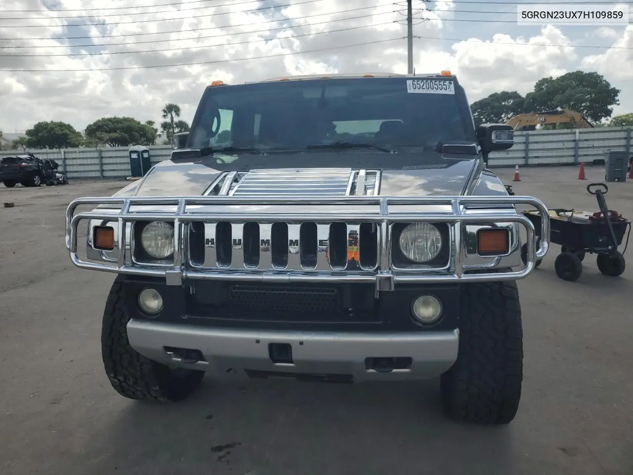 2007 Hummer H2 VIN: 5GRGN23UX7H109859 Lot: 65200555
