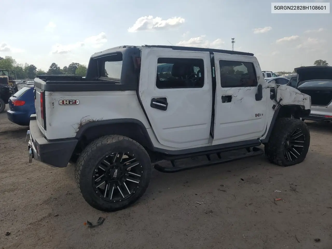 2008 Hummer H2 Sut VIN: 5GRGN22828H108601 Lot: 54494615