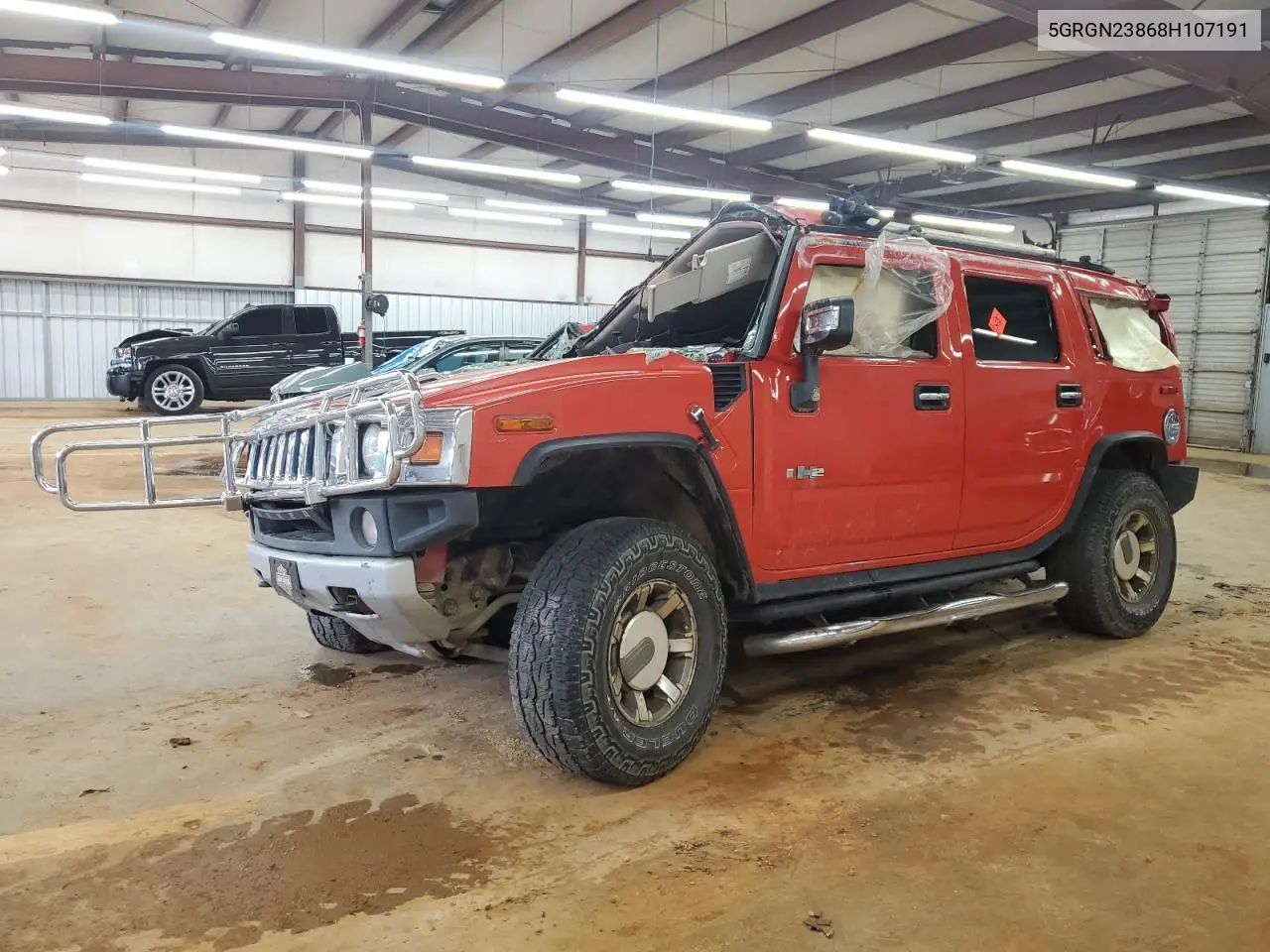 2008 Hummer H2 VIN: 5GRGN23868H107191 Lot: 55173255