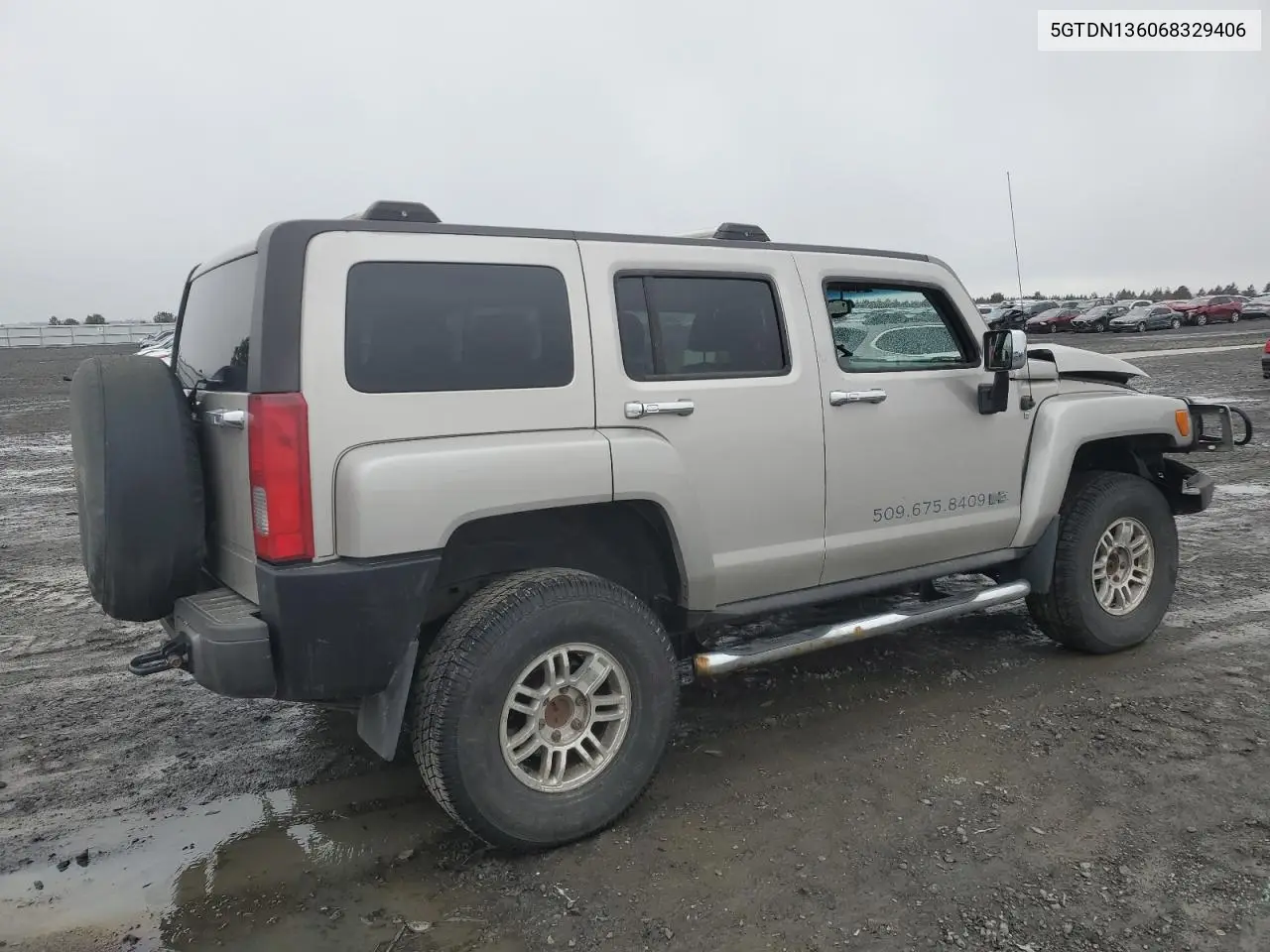 2006 Hummer H3 VIN: 5GTDN136068329406 Lot: 46904115