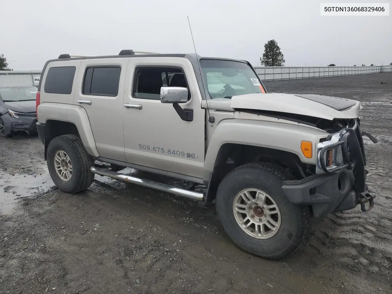 2006 Hummer H3 VIN: 5GTDN136068329406 Lot: 46904115