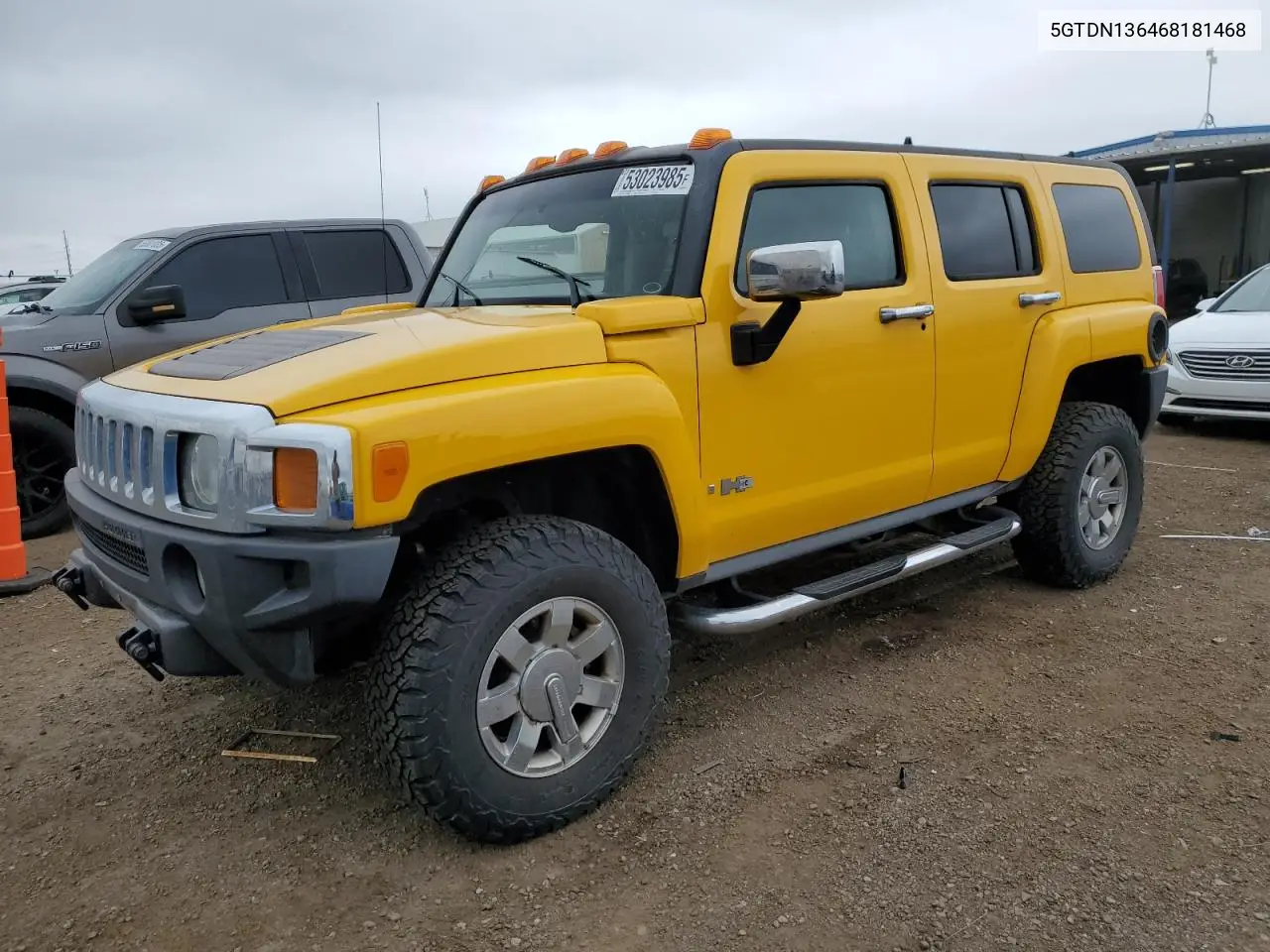 2006 Hummer H3 VIN: 5GTDN136468181468 Lot: 53023985