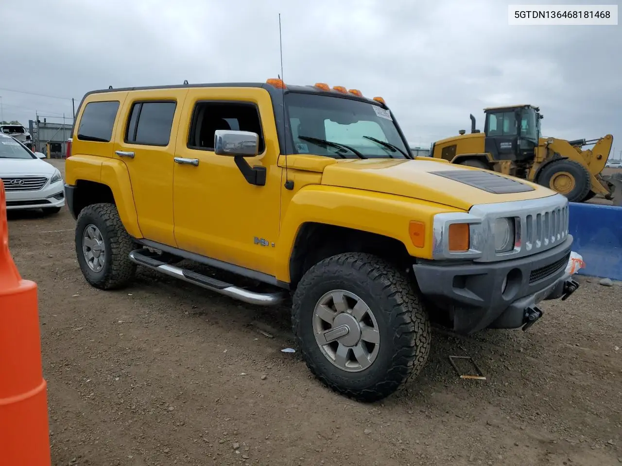 2006 Hummer H3 VIN: 5GTDN136468181468 Lot: 53023985