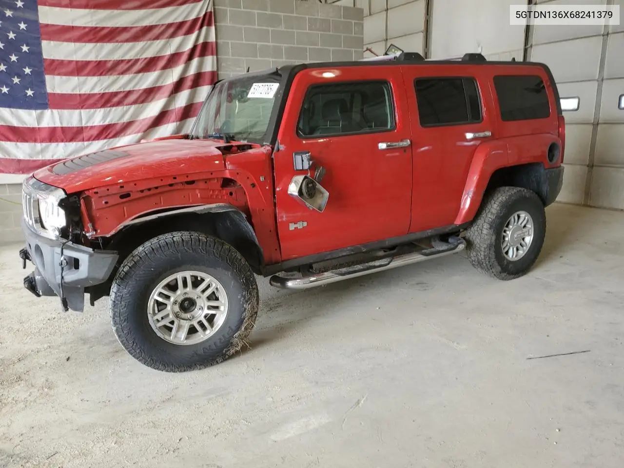 2006 Hummer H3 VIN: 5GTDN136X68241379 Lot: 53172785