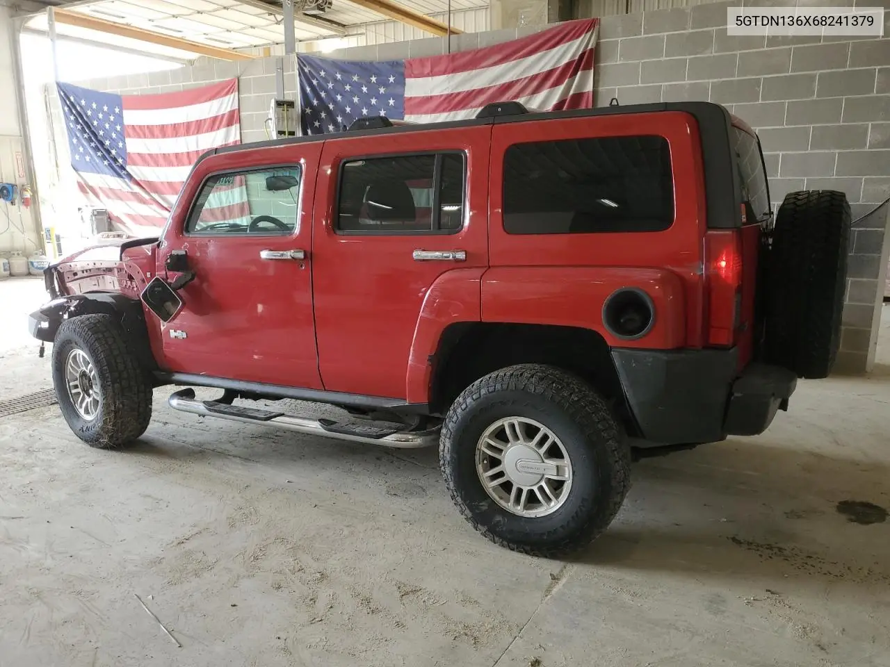 2006 Hummer H3 VIN: 5GTDN136X68241379 Lot: 53172785