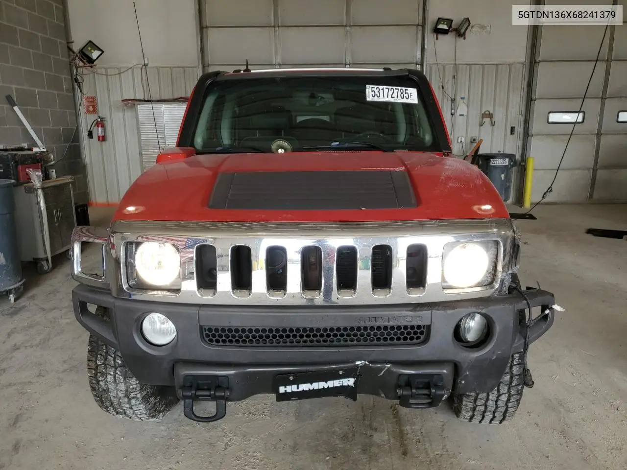 2006 Hummer H3 VIN: 5GTDN136X68241379 Lot: 53172785