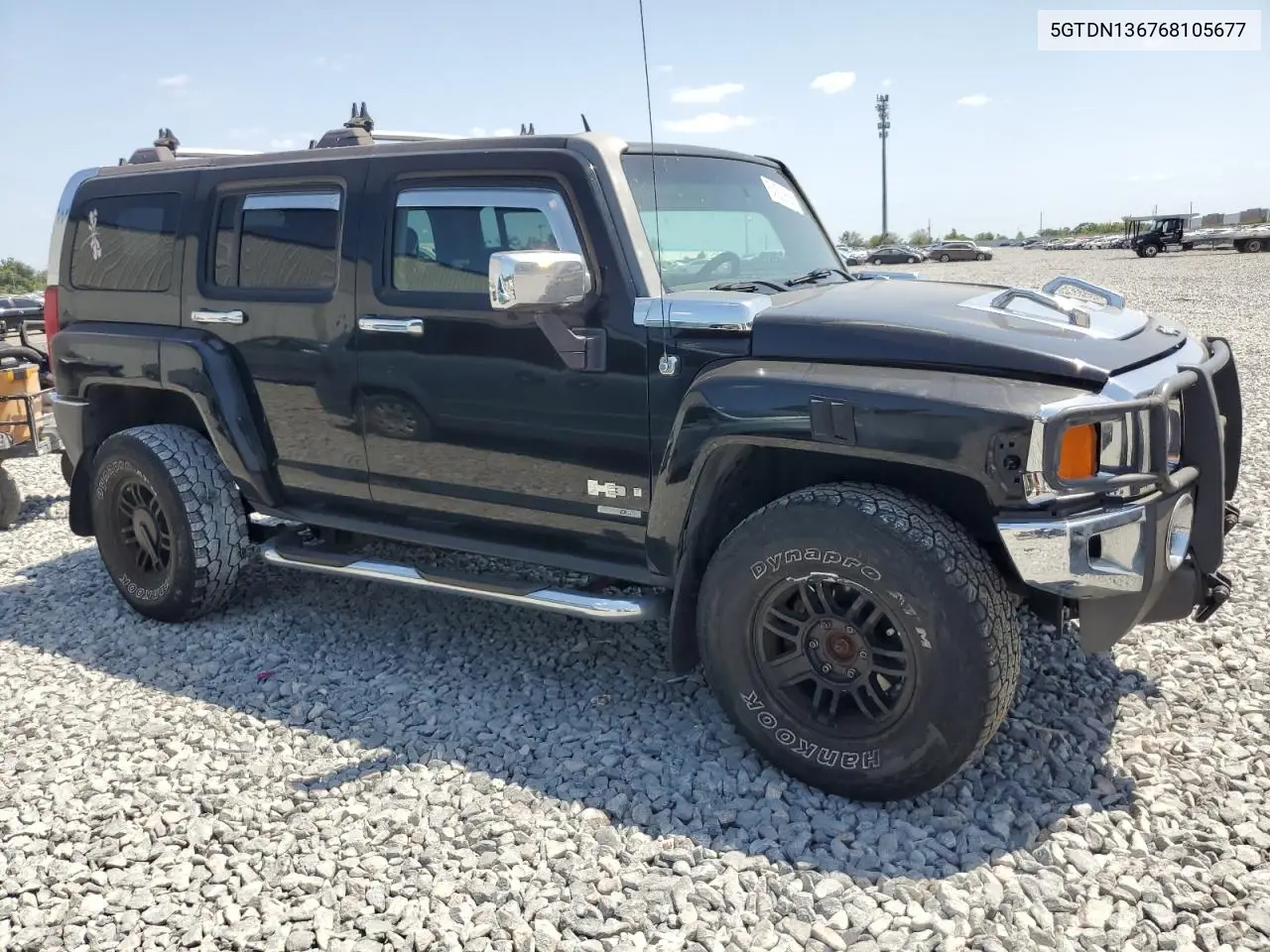 2006 Hummer H3 VIN: 5GTDN136768105677 Lot: 54533655