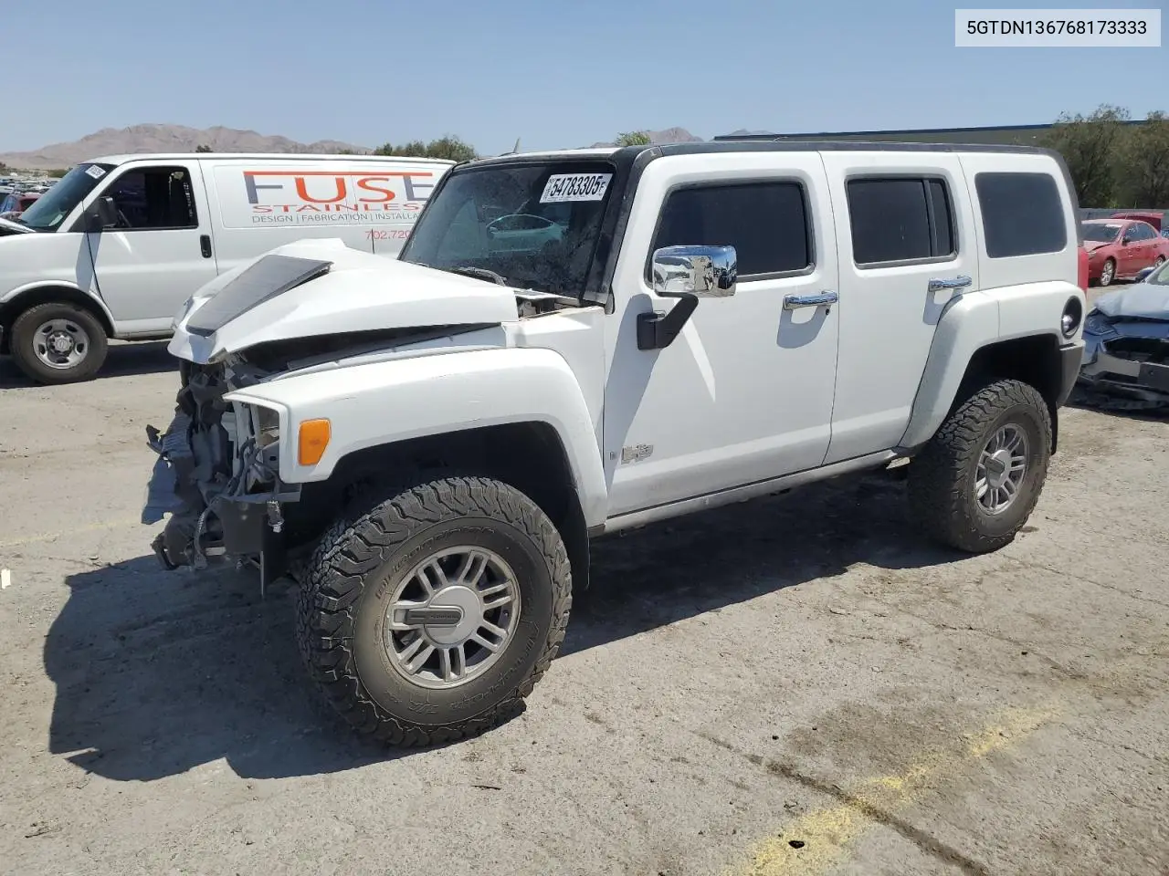 2006 Hummer H3 VIN: 5GTDN136768173333 Lot: 54783305