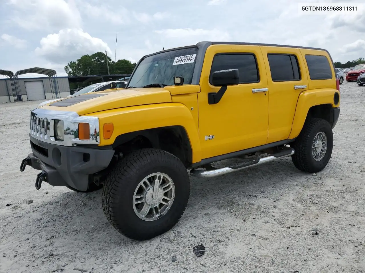 2006 Hummer H3 VIN: 5GTDN136968311311 Lot: 54820585