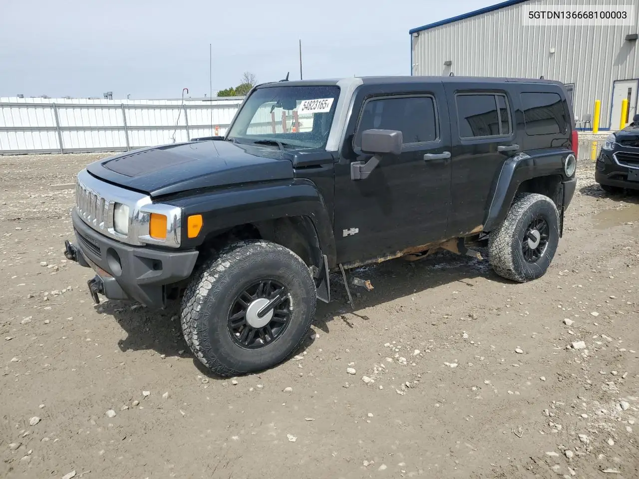 2006 Hummer H3 VIN: 5GTDN136668100003 Lot: 54823165