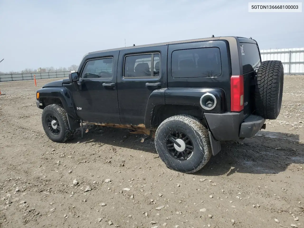 2006 Hummer H3 VIN: 5GTDN136668100003 Lot: 54823165