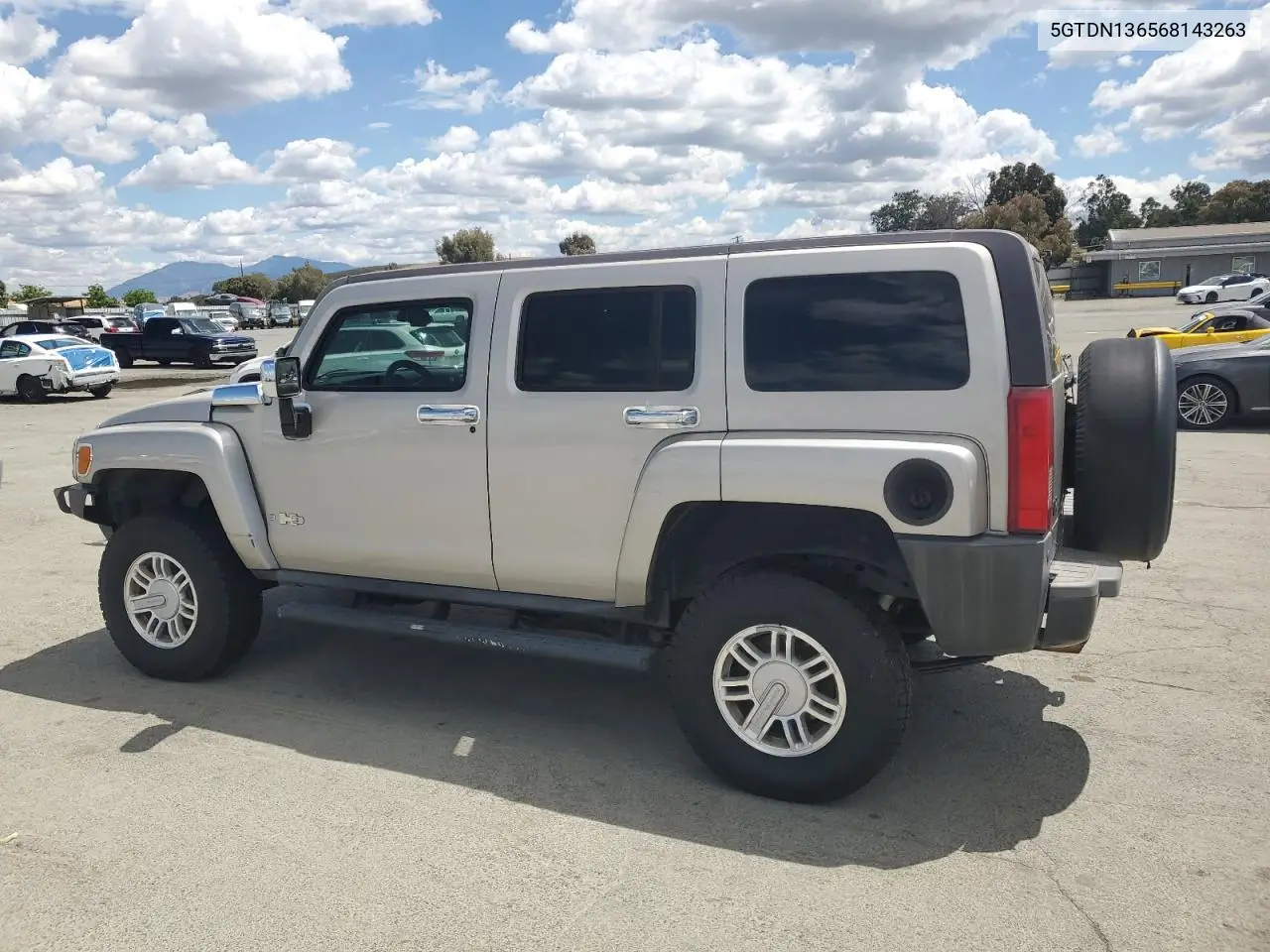 2006 Hummer H3 VIN: 5GTDN136568143263 Lot: 54889795