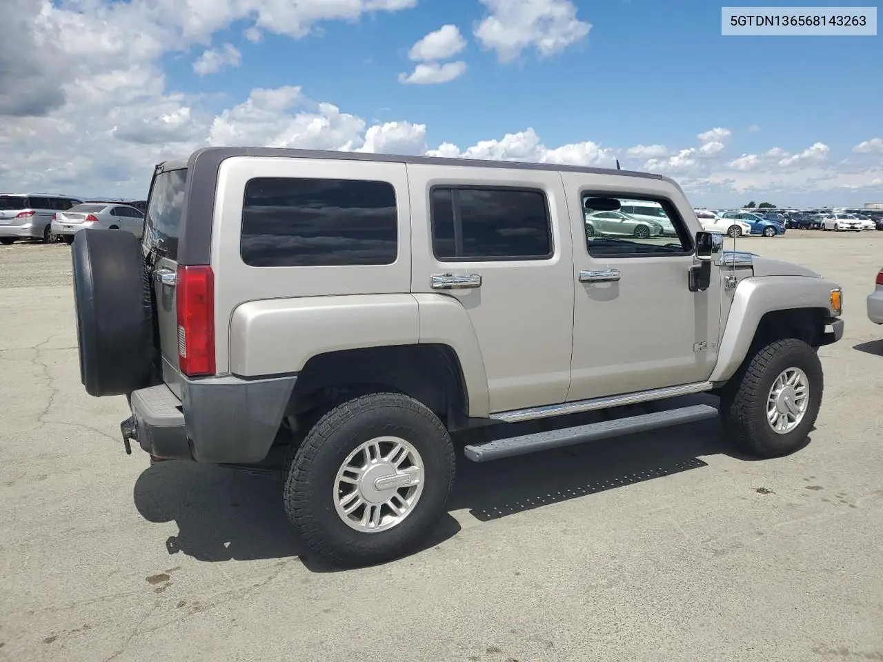 2006 Hummer H3 VIN: 5GTDN136568143263 Lot: 54889795