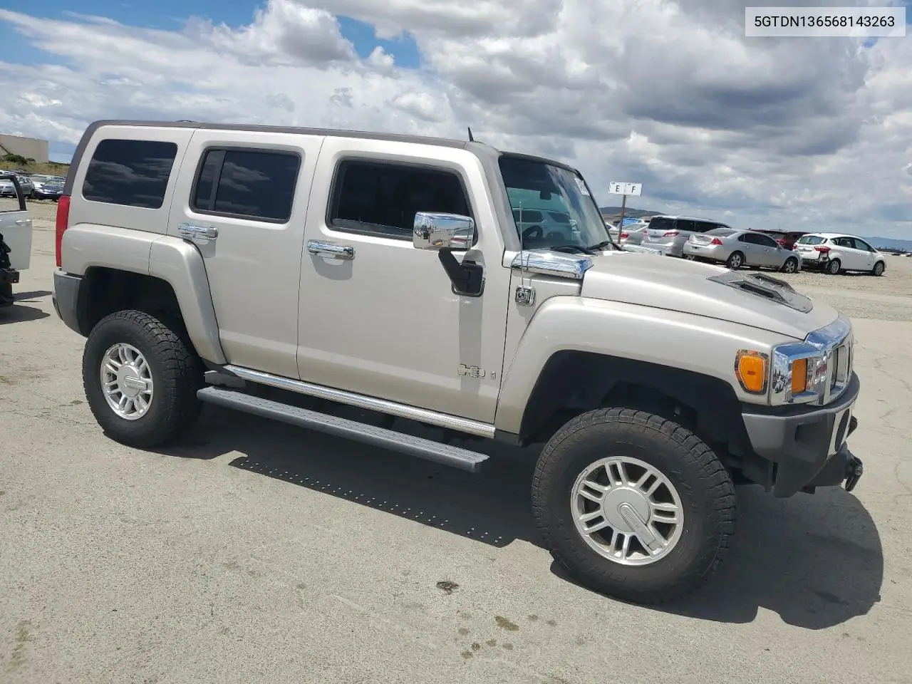2006 Hummer H3 VIN: 5GTDN136568143263 Lot: 54889795