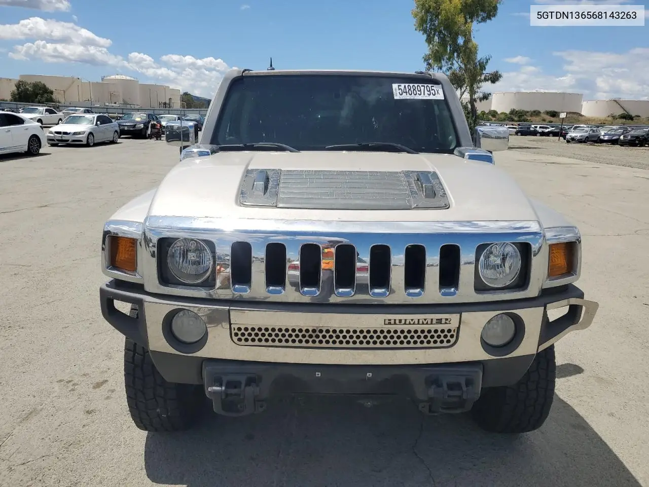 2006 Hummer H3 VIN: 5GTDN136568143263 Lot: 54889795
