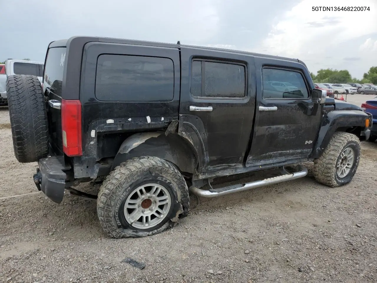 2006 Hummer H3 VIN: 5GTDN136468220074 Lot: 55168725