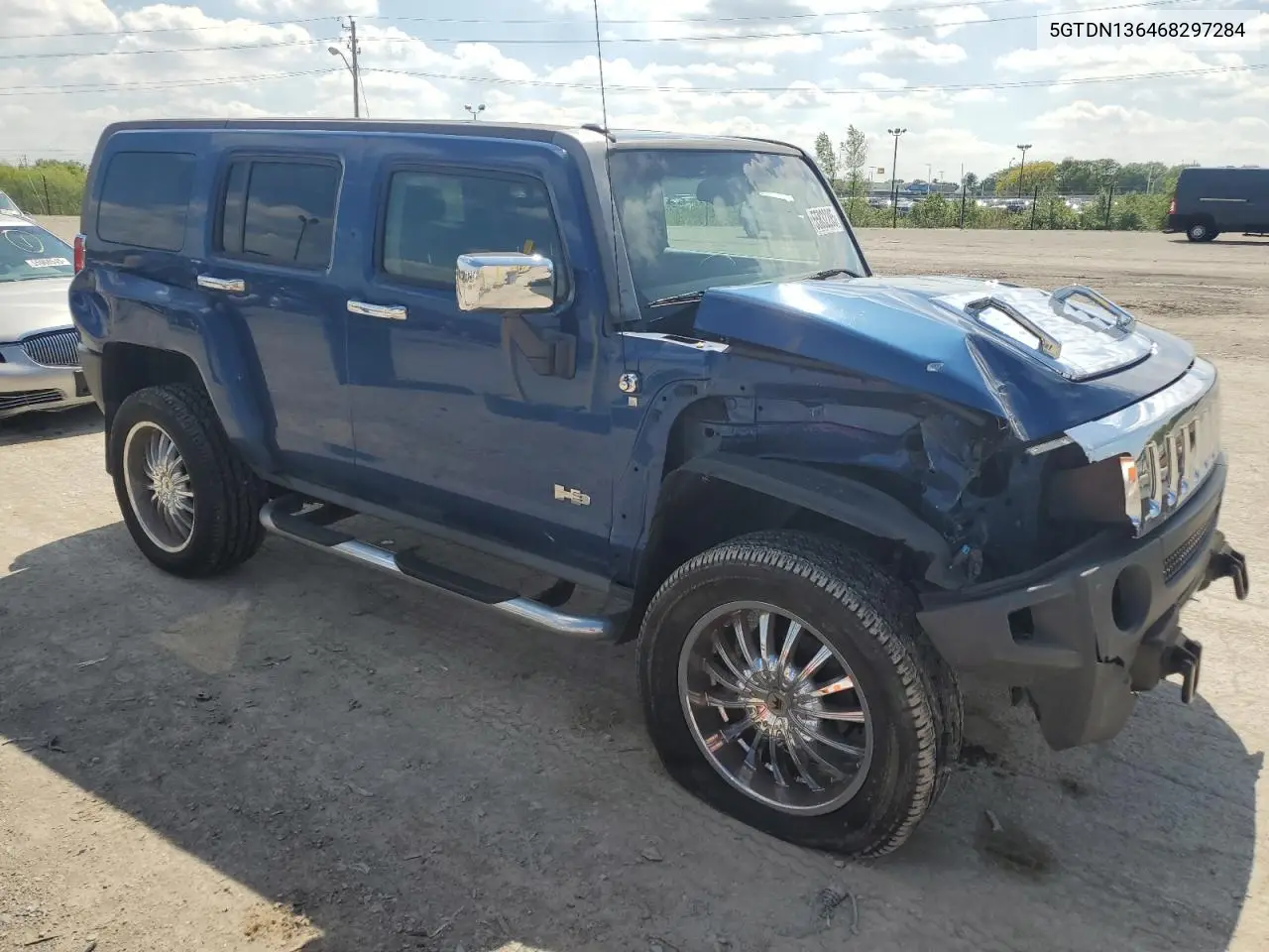 2006 Hummer H3 VIN: 5GTDN136468297284 Lot: 55832285