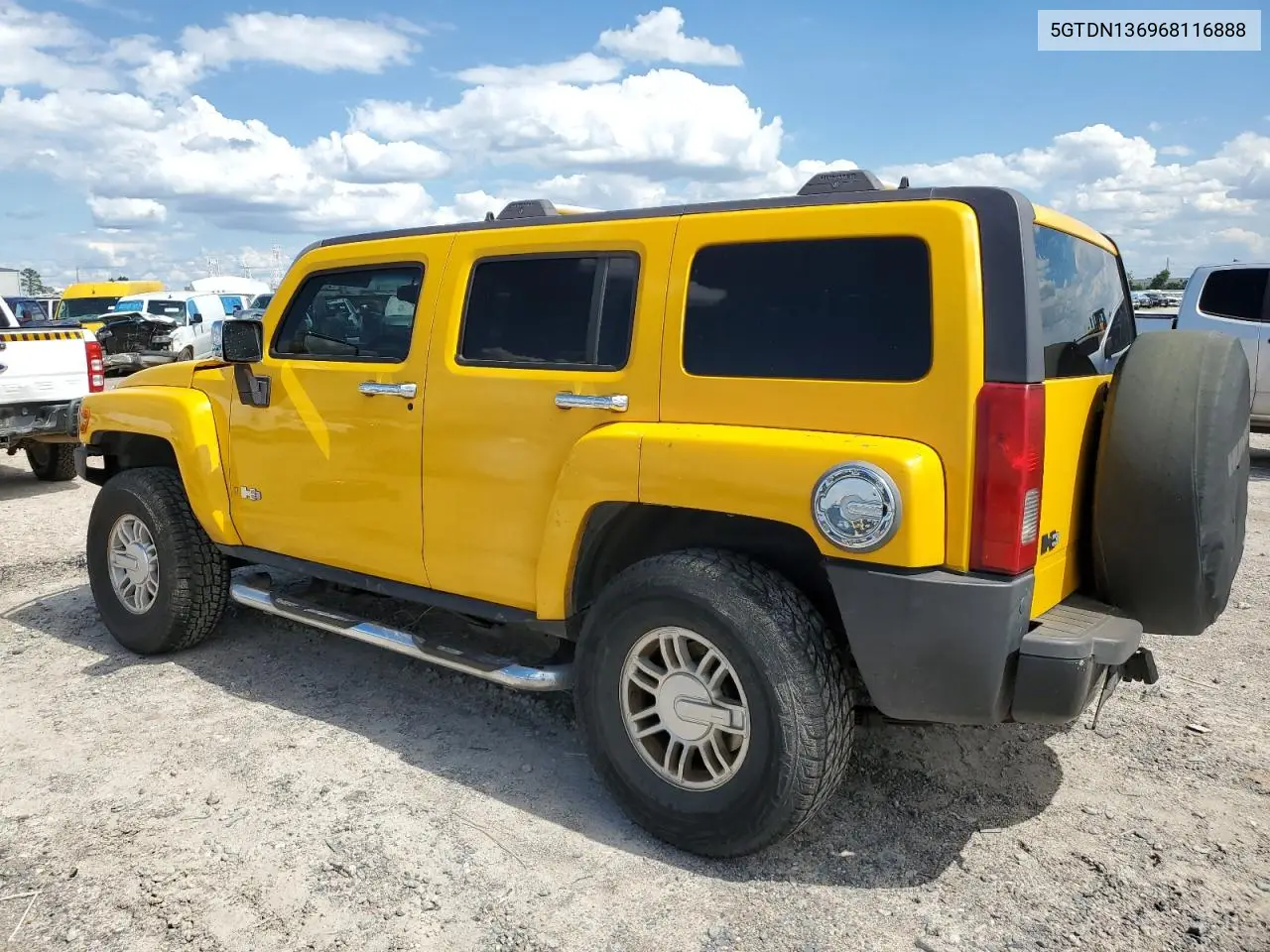 2006 Hummer H3 VIN: 5GTDN136968116888 Lot: 56466995