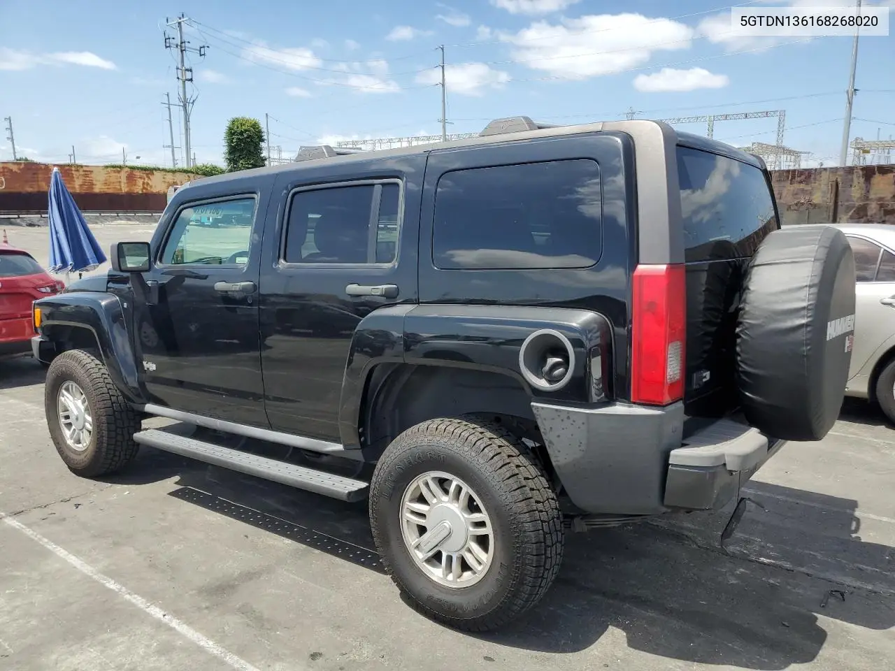 2006 Hummer H3 VIN: 5GTDN136168268020 Lot: 56713185