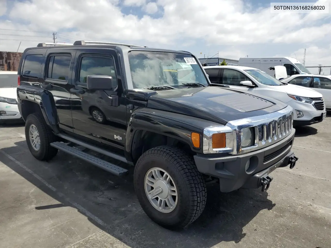 2006 Hummer H3 VIN: 5GTDN136168268020 Lot: 56713185