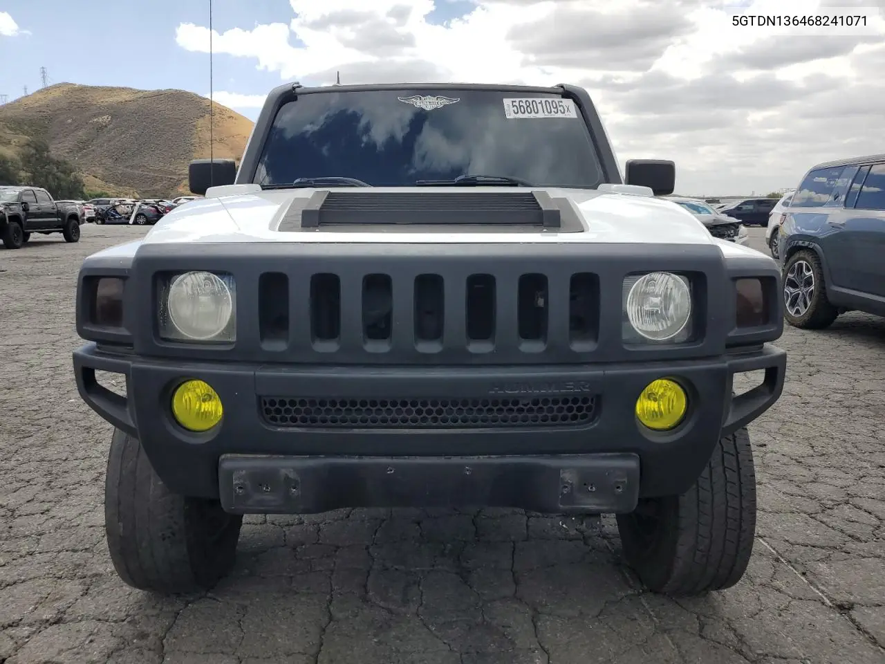 2006 Hummer H3 VIN: 5GTDN136468241071 Lot: 56801095