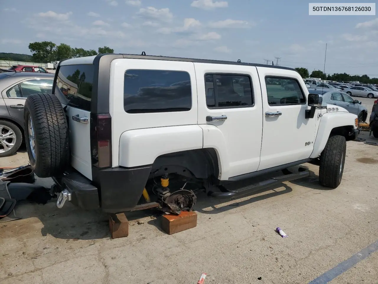 2006 Hummer H3 VIN: 5GTDN136768126030 Lot: 59317795