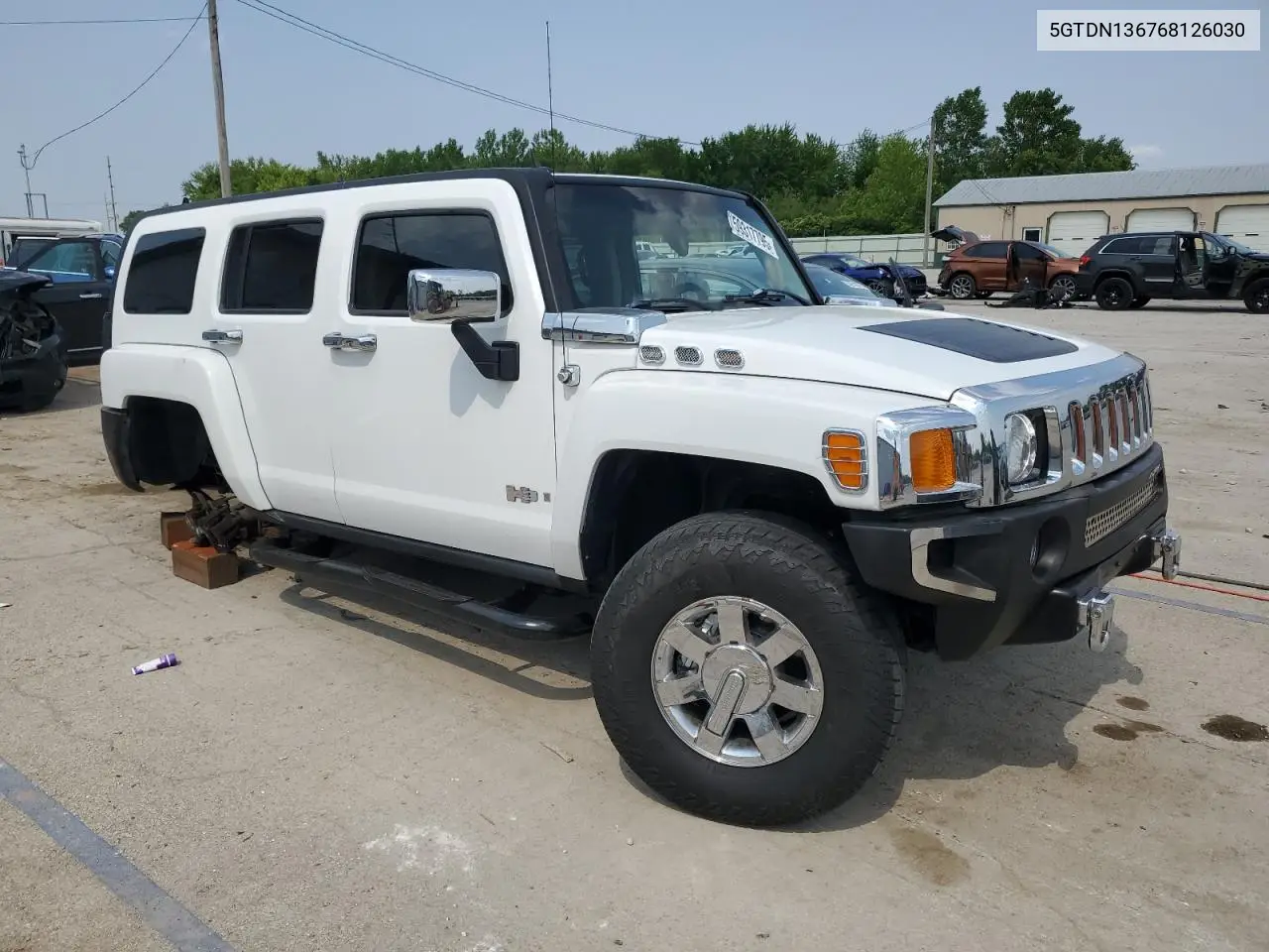 2006 Hummer H3 VIN: 5GTDN136768126030 Lot: 59317795