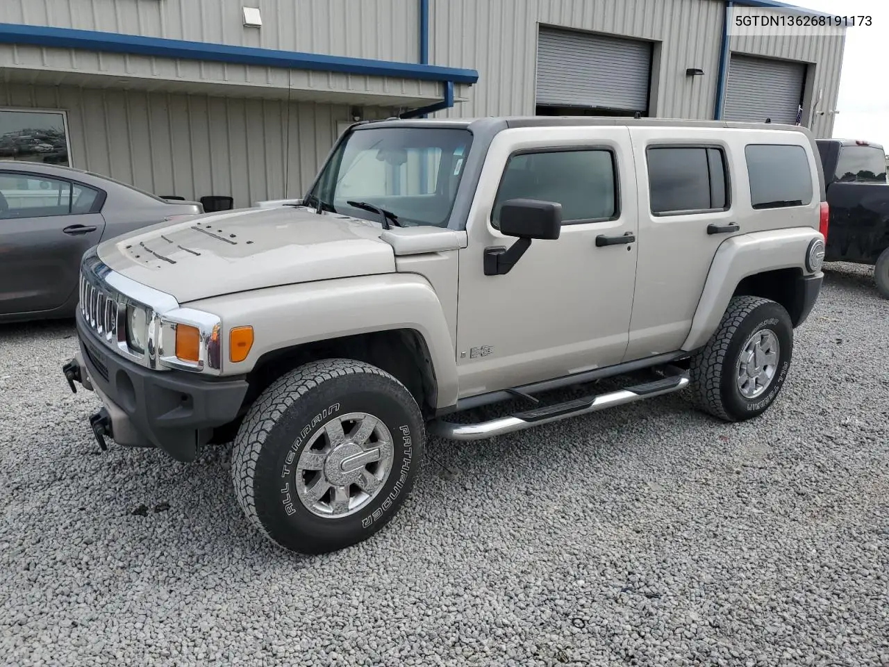 2006 Hummer H3 VIN: 5GTDN136268191173 Lot: 60131625