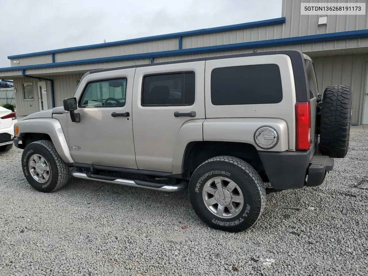 2006 Hummer H3 VIN: 5GTDN136268191173 Lot: 60131625
