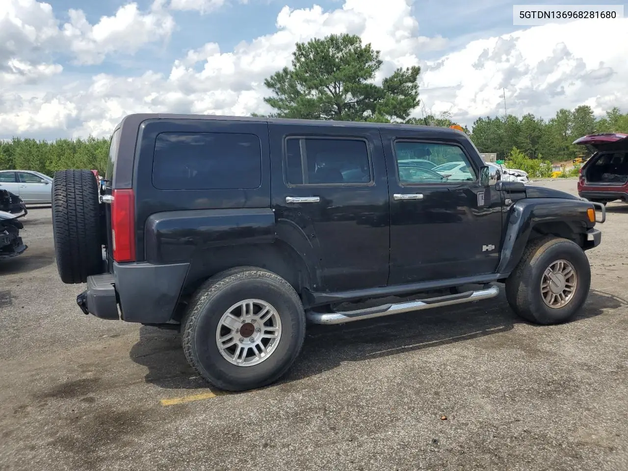 2006 Hummer H3 VIN: 5GTDN136968281680 Lot: 60417525